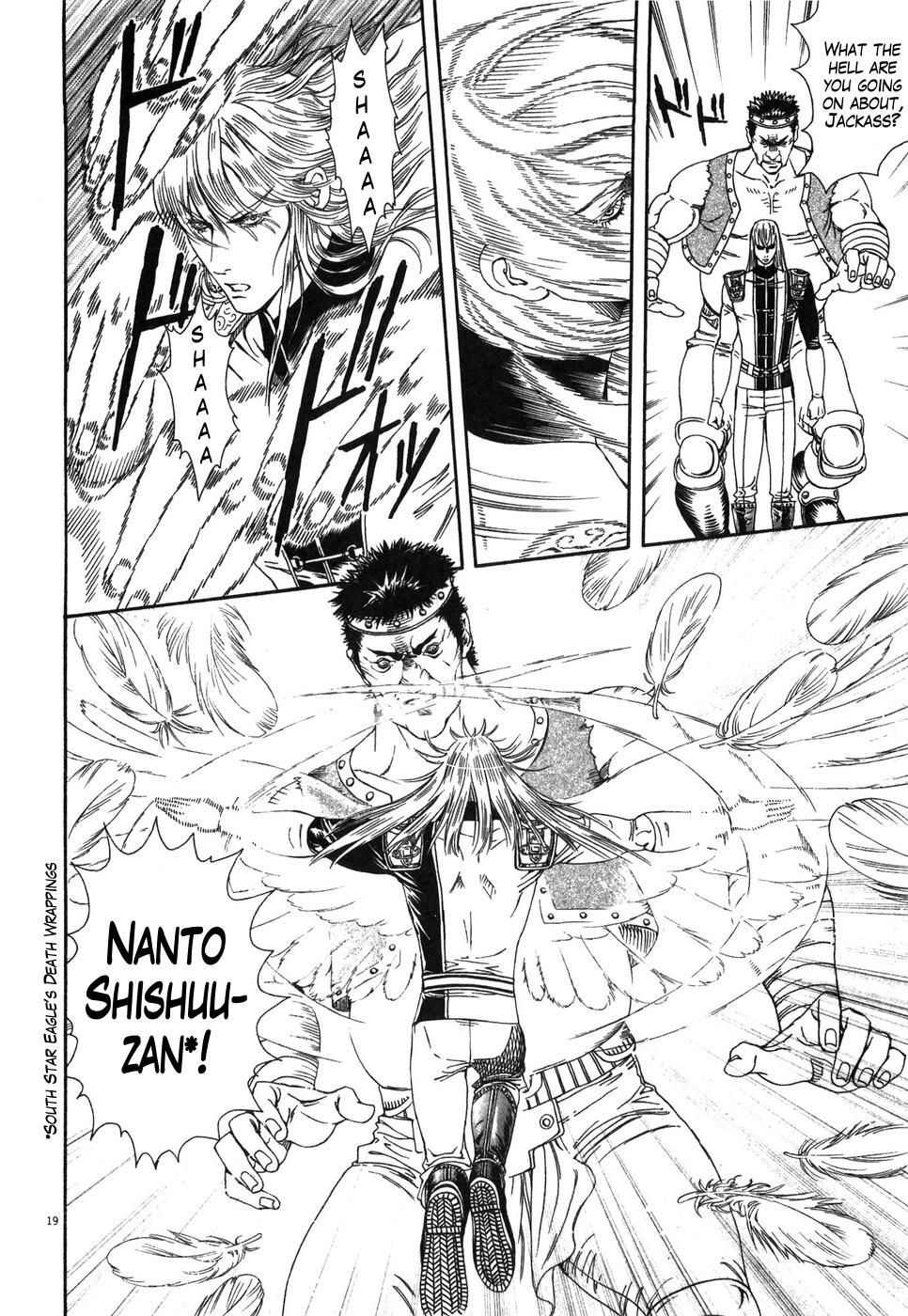 Hokuto no Ken: Yuria Gaiden Jibo no Hoshi Chapter 4 page 19 - Chapter 4: Nanto Koshuuken: An Encounter with Shin...