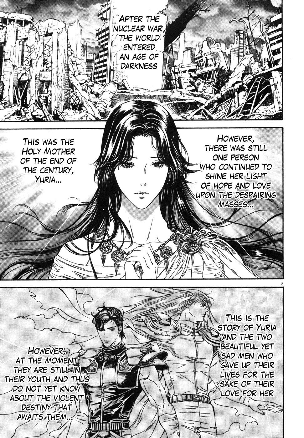 Hokuto no Ken: Yuria Gaiden Jibo no Hoshi Chapter 4 page 2 - Chapter 4: Nanto Koshuuken: An Encounter with Shin...