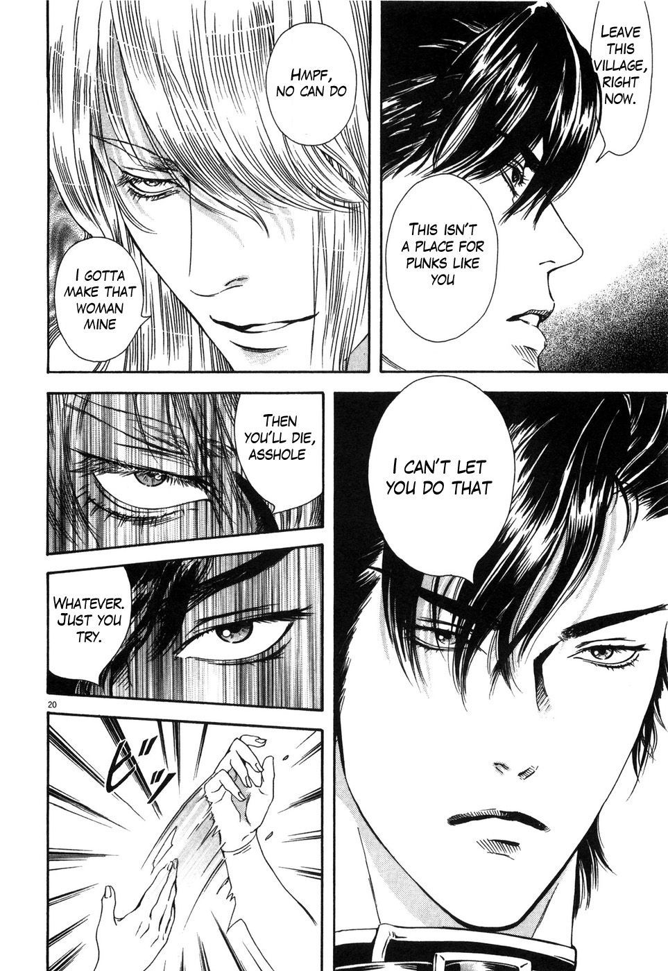 Hokuto no Ken: Yuria Gaiden Jibo no Hoshi Chapter 5 page 20 - Chapter 5: Enter Juuza of the Clouds!