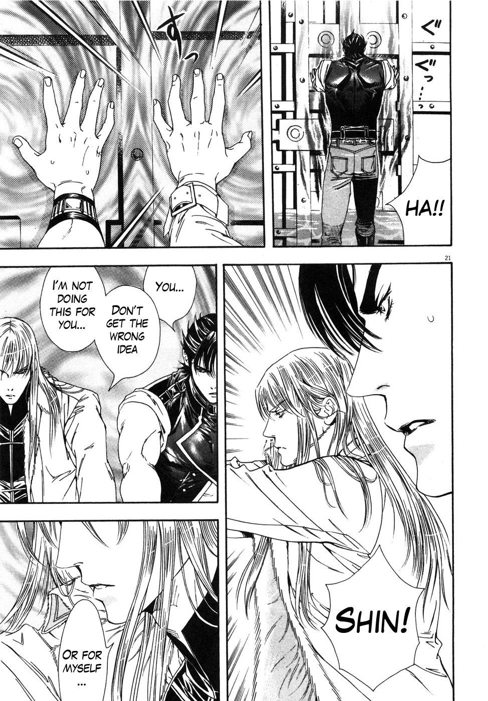 Hokuto no Ken: Yuria Gaiden Jibo no Hoshi Chapter 8 page 21 - Chapter 8: Two Souls