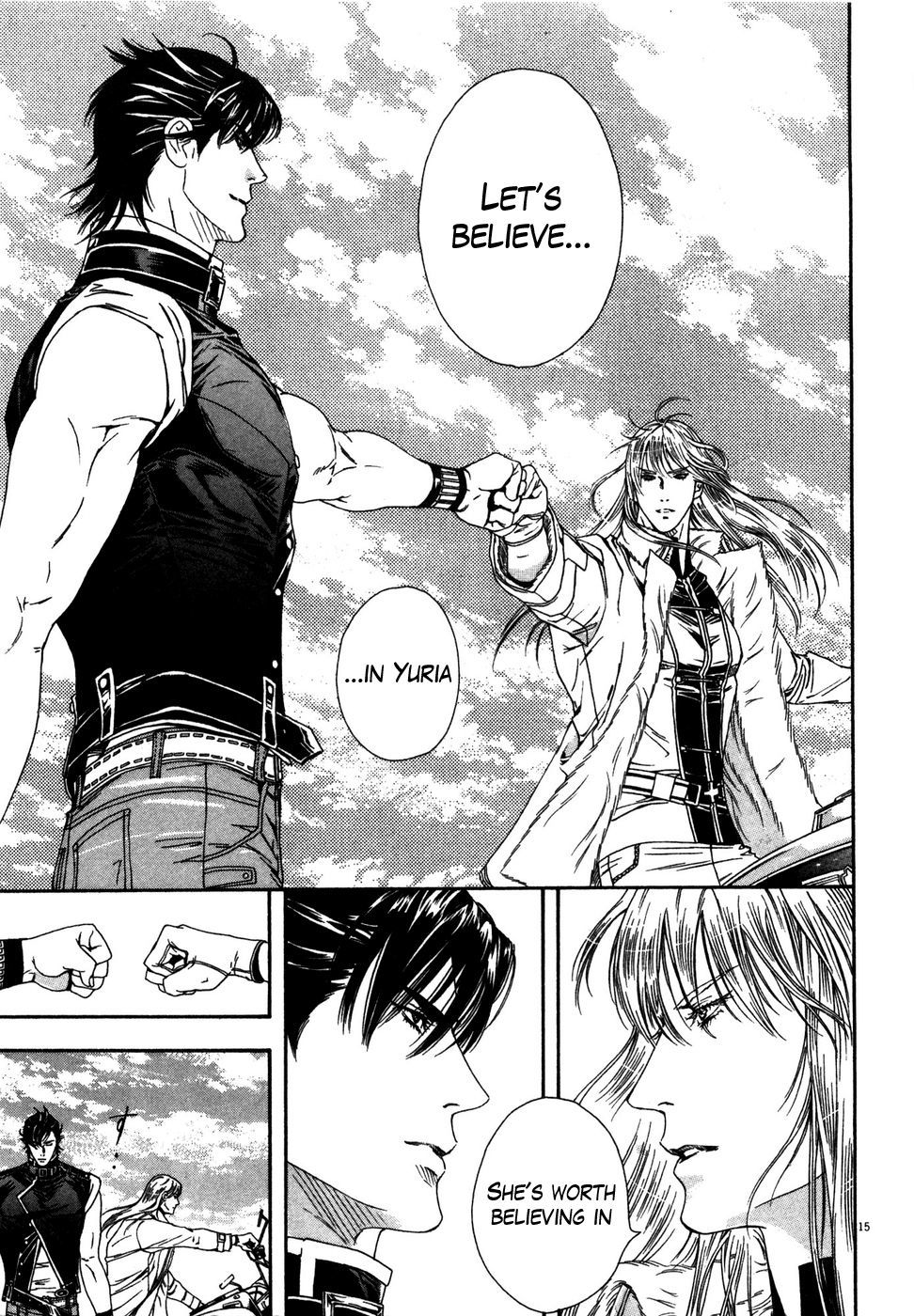 Hokuto no Ken: Yuria Gaiden Jibo no Hoshi Chapter 9 page 15 - Chapter 9: An Overwhelming Love
