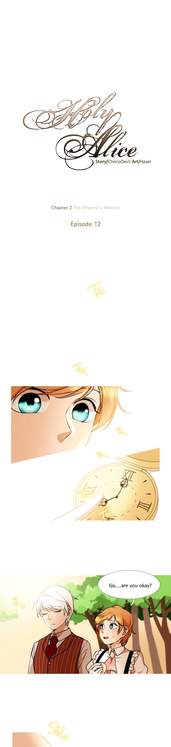 Holy Alice Chapter 1.12 page 1 - Vol.01 Chapter 12 : Ep. 12 - The Emperor's Memory (5)