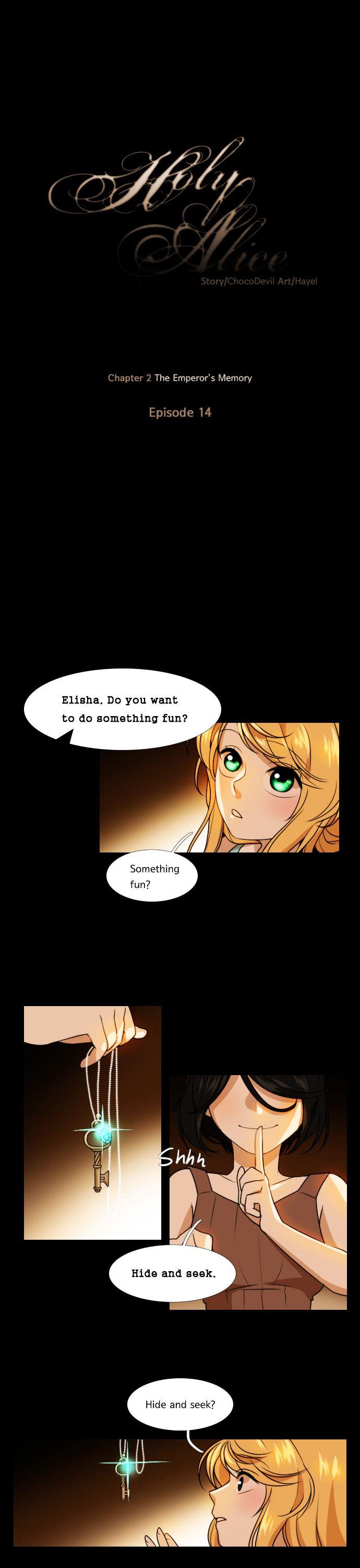 Holy Alice Chapter 1.14 page 1 - Vol.01 Chapter 14 : Ep. 14 - The Emperor's Memory (7)