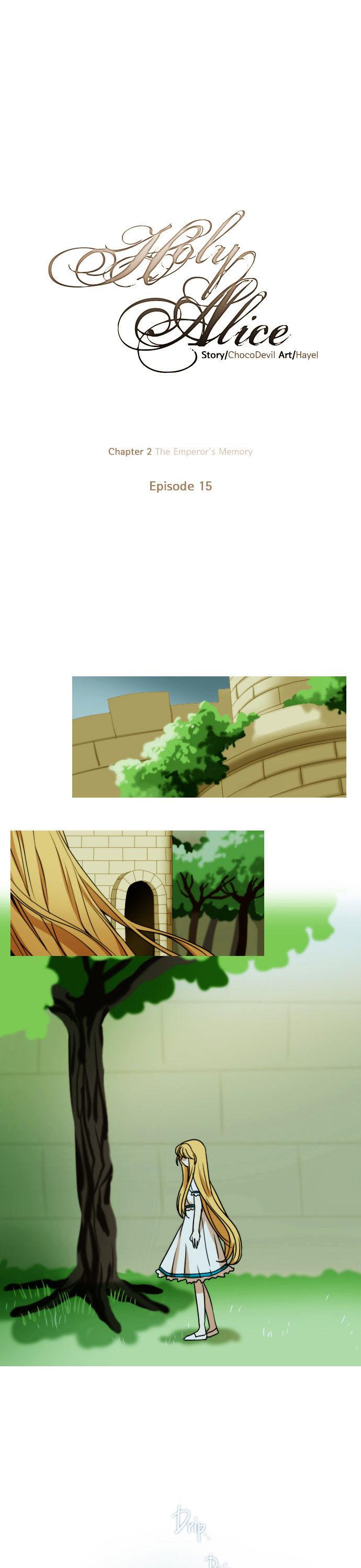 Holy Alice Chapter 1.15 page 1 - Vol.01 Chapter 15 : Ep. 15 - The Emperor's Memory (8)