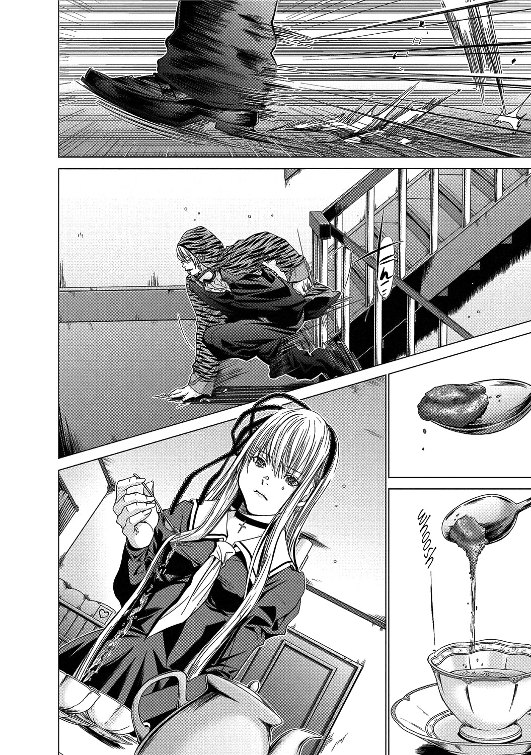 Holy Knight Chapter 13 page 12 - Chapter 13: Demon X Human, The Closest Contact!! Sword and Gun cross.