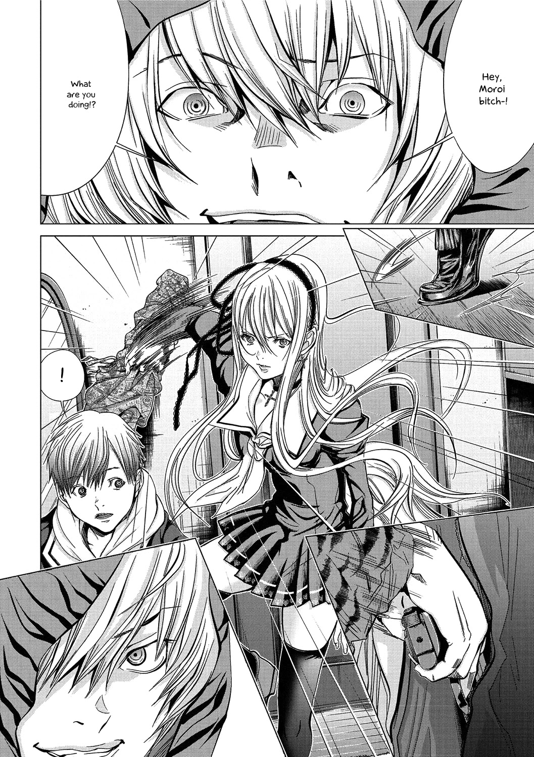 Holy Knight Chapter 13 page 14 - Chapter 13: Demon X Human, The Closest Contact!! Sword and Gun cross.
