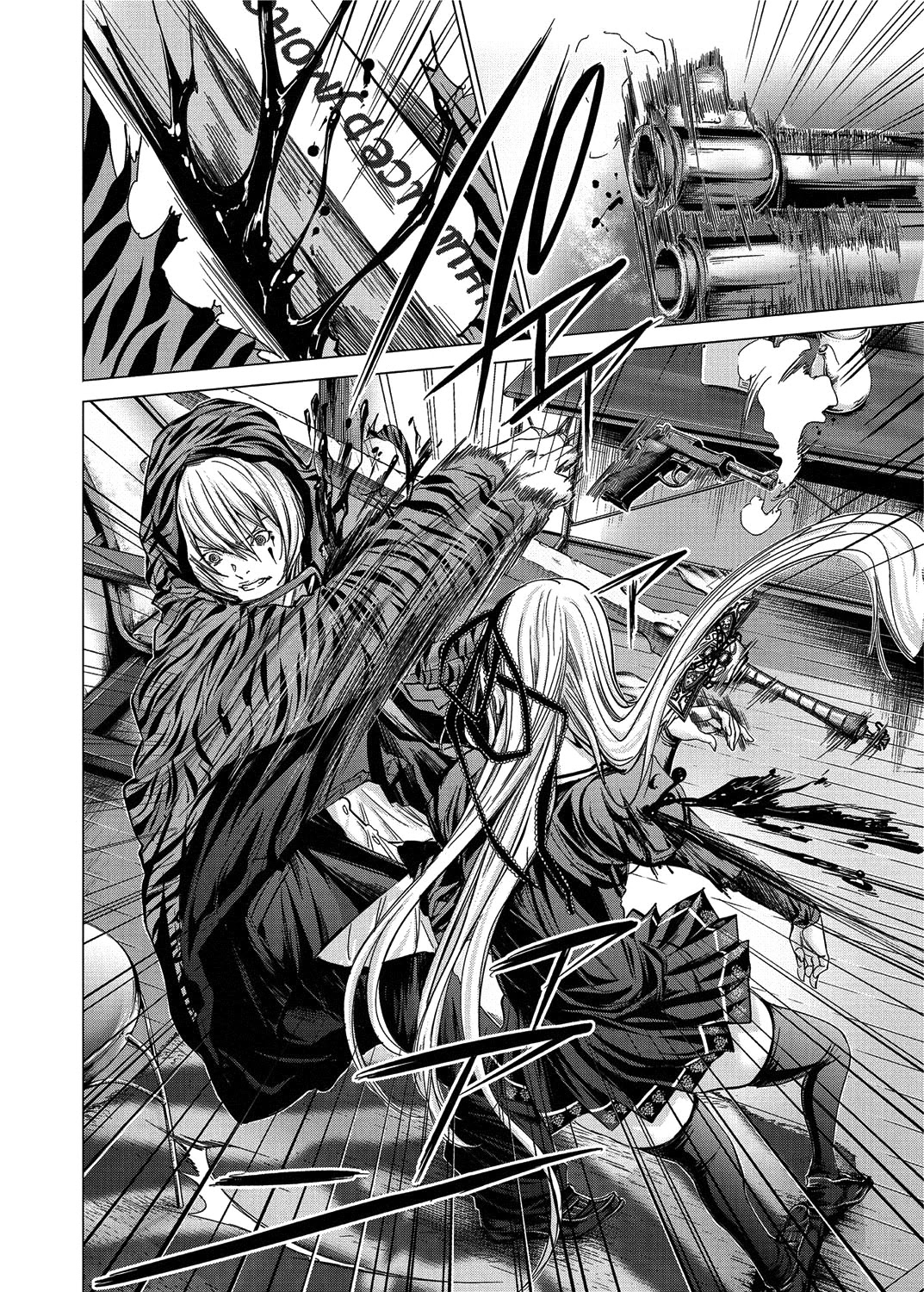 Holy Knight Chapter 13 page 17 - Chapter 13: Demon X Human, The Closest Contact!! Sword and Gun cross.