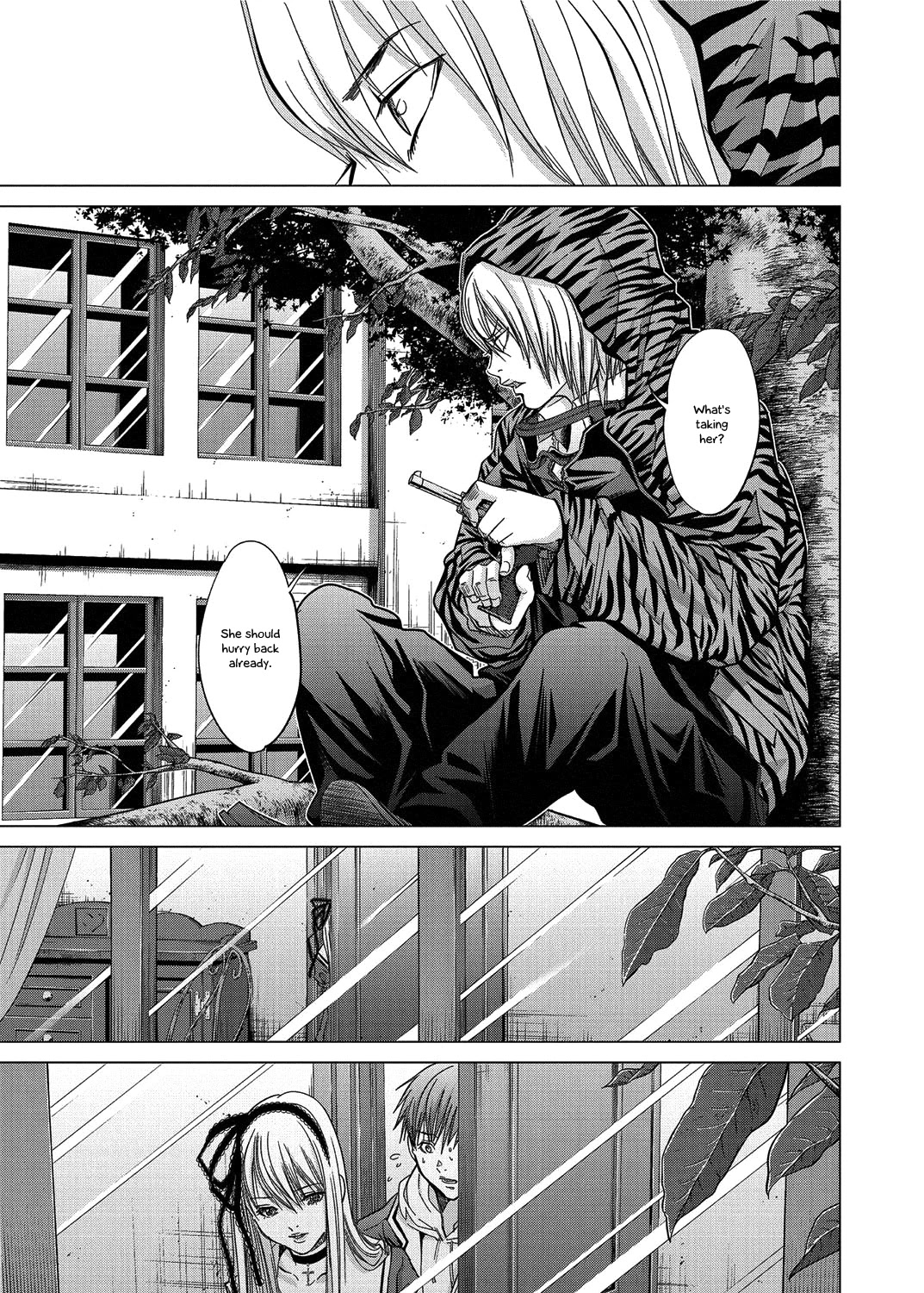 Holy Knight Chapter 13 page 6 - Chapter 13: Demon X Human, The Closest Contact!! Sword and Gun cross.