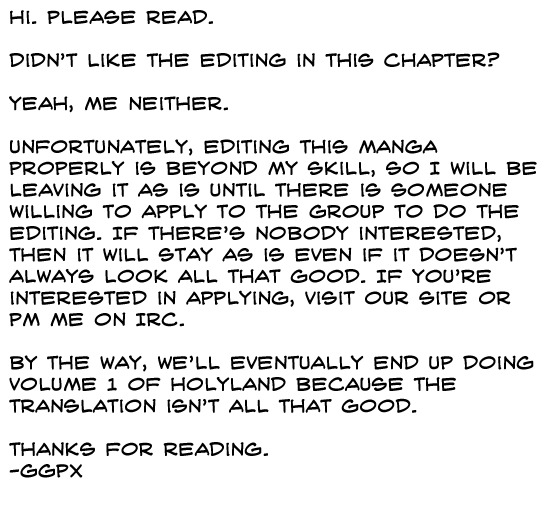 Holyland Chapter 12 page 21 - Chapter 12: Numbness