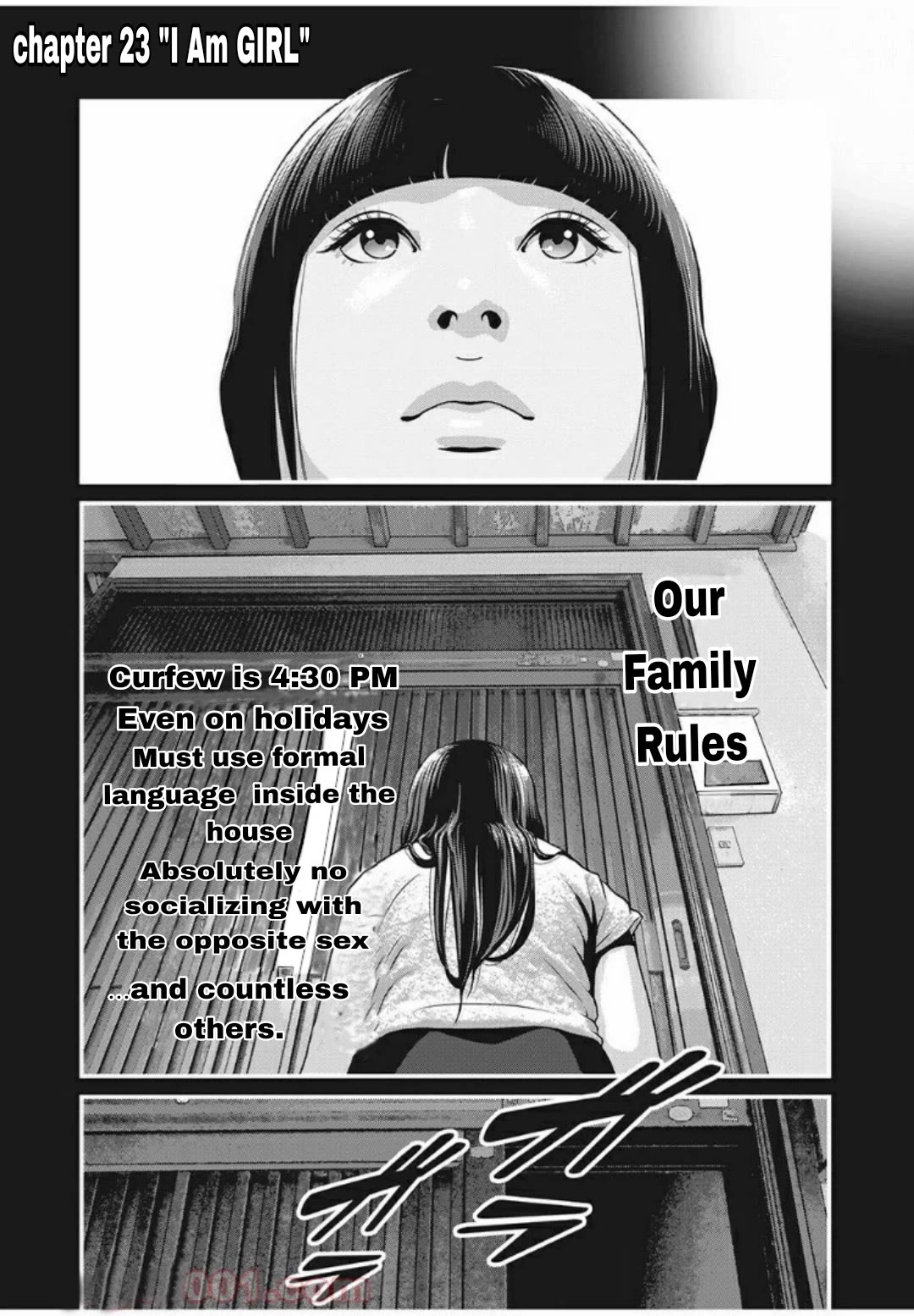 Home Room Chapter 23 page 1 - Chapter 23: "I AM GIRL"