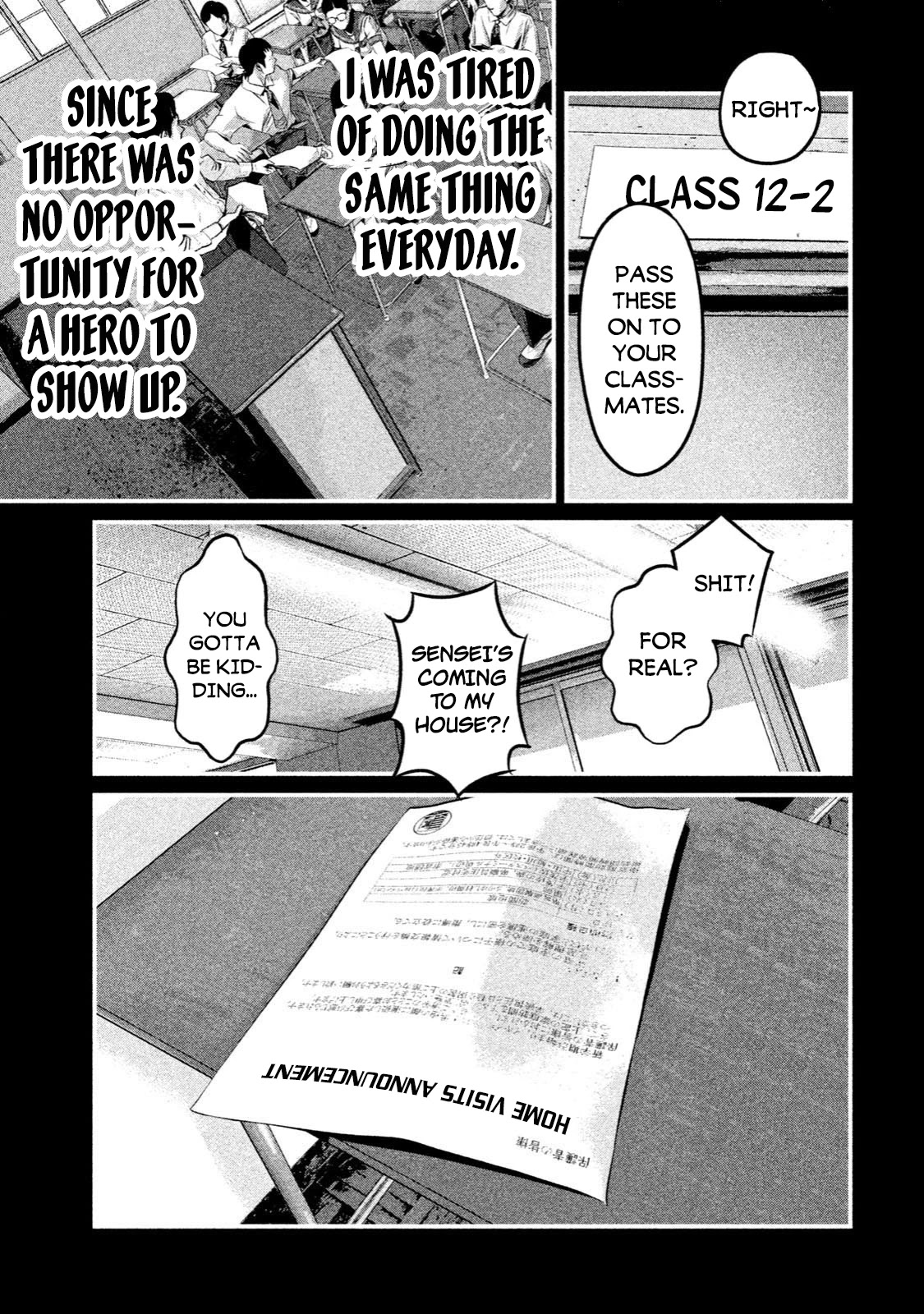 Home Room Chapter 5 page 12 - Chapter 5: The one I must protect