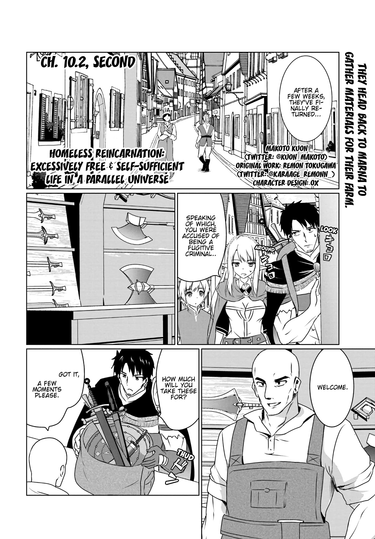 Homeless Tensei: Isekai De Jiyuu Sugiru Majutsu Jisoku Seikatsu Chapter 10.2 page 2 - Chapter 10.2: Second Half