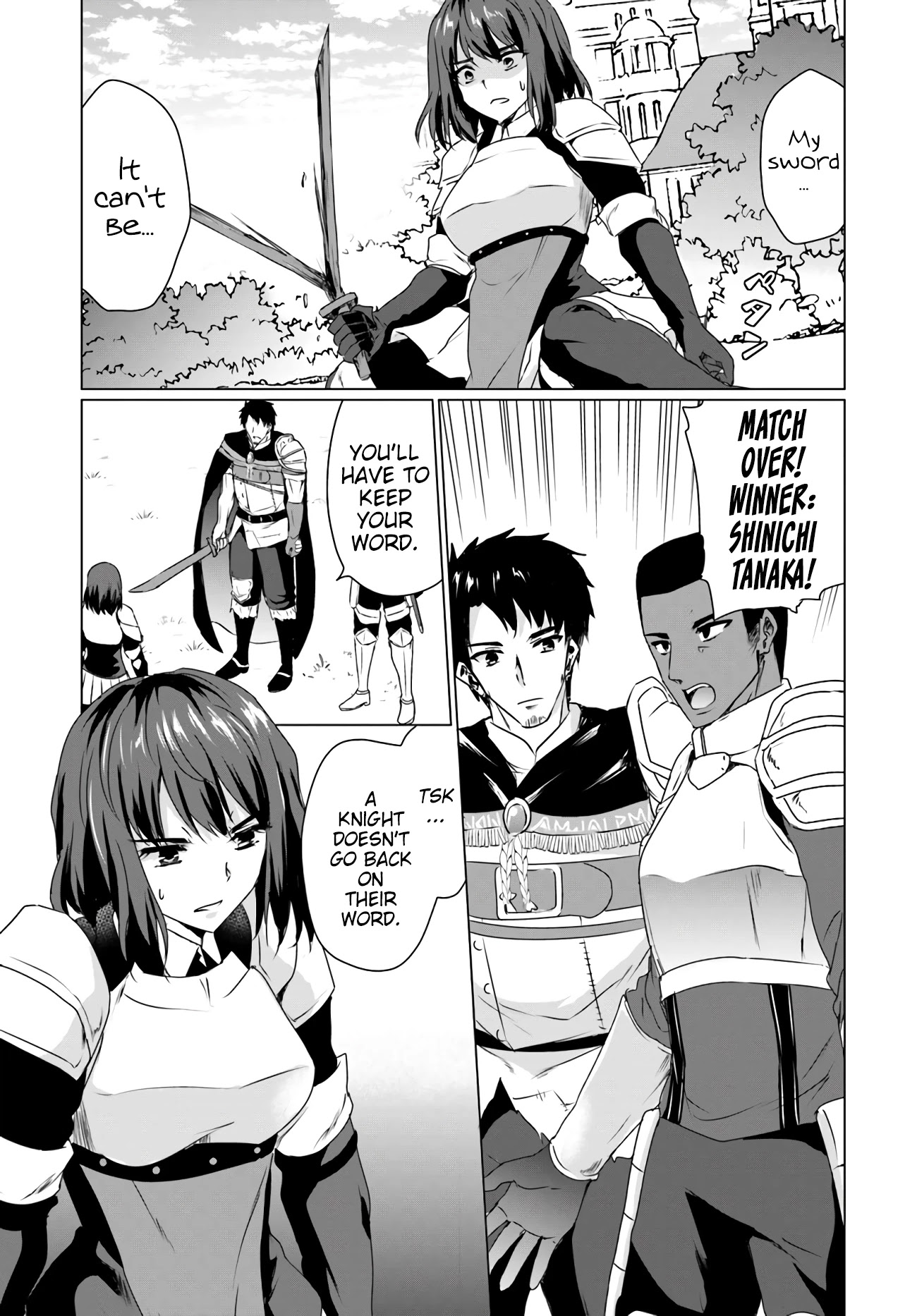 Homeless Tensei: Isekai De Jiyuu Sugiru Majutsu Jisoku Seikatsu Chapter 12 page 7 - Chapter 12: The Red-Haired Knight.