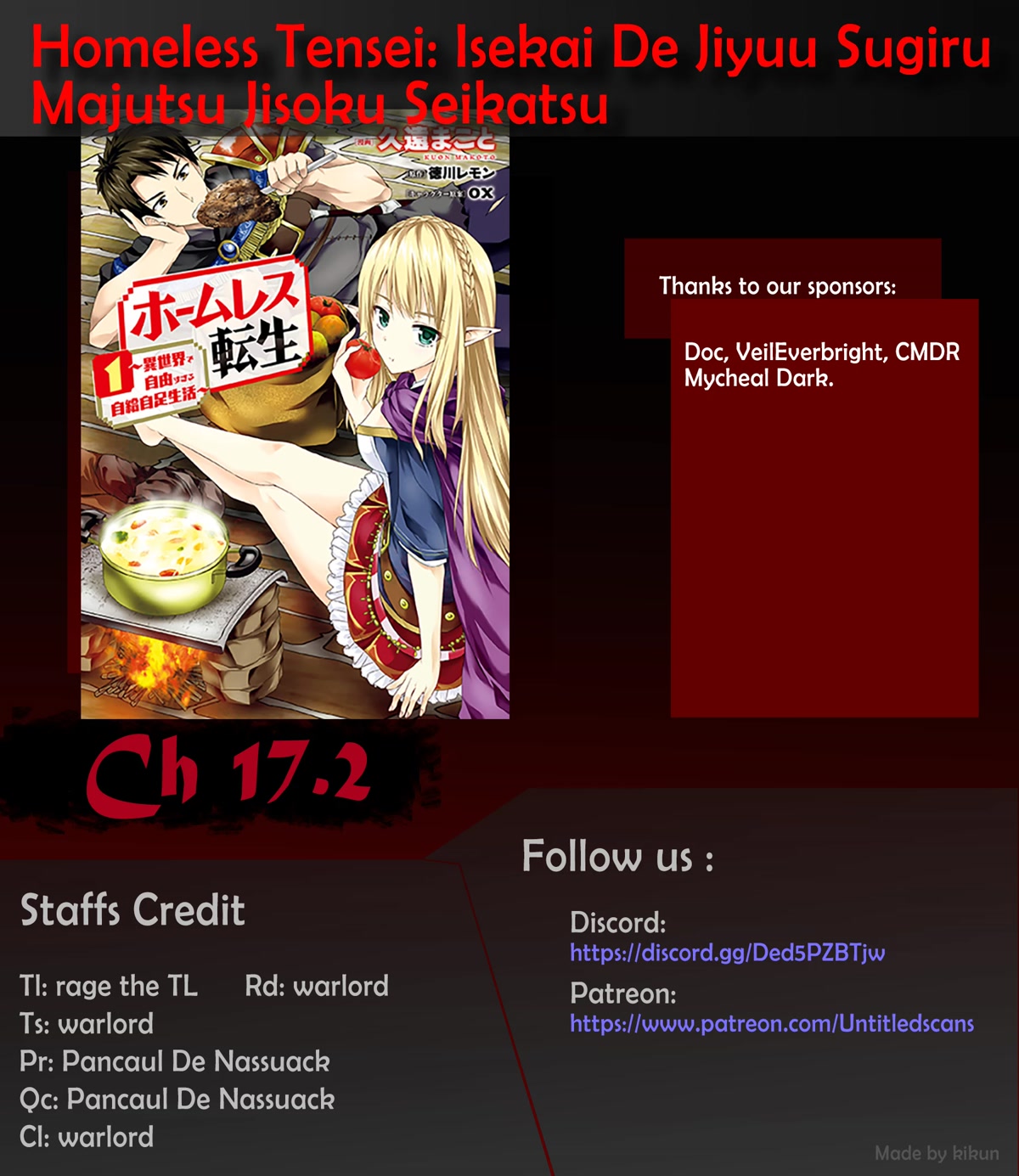 Homeless Tensei: Isekai De Jiyuu Sugiru Majutsu Jisoku Seikatsu Chapter 17.2 page 1 - Chapter 17.2