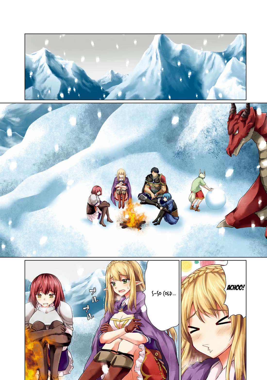 Homeless Tensei: Isekai De Jiyuu Sugiru Majutsu Jisoku Seikatsu Chapter 30.1 page 4 - Chapter 30.1: Snowbound Surprise Attack - Part 1