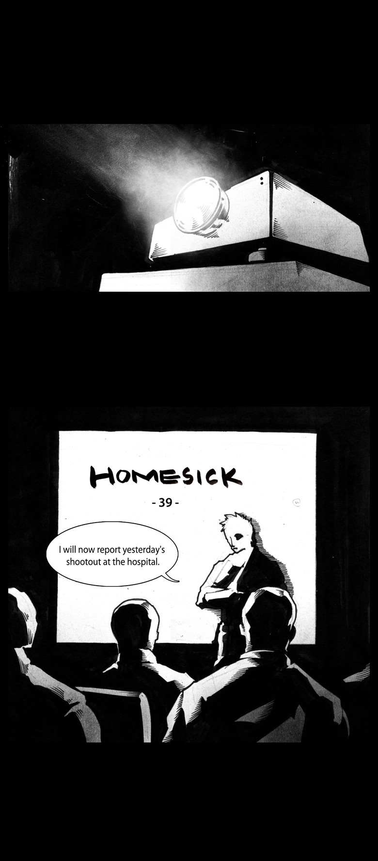 Homesick Chapter 39 page 2 - Chapter 39: Ghost [Part 1 End]