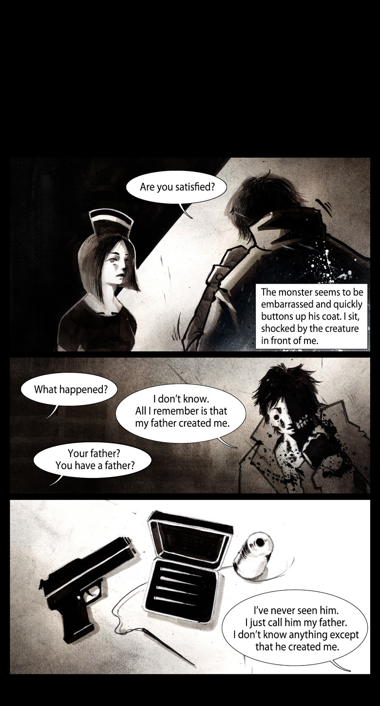 Homesick Chapter 6 page 2 - Chapter 6: Monster