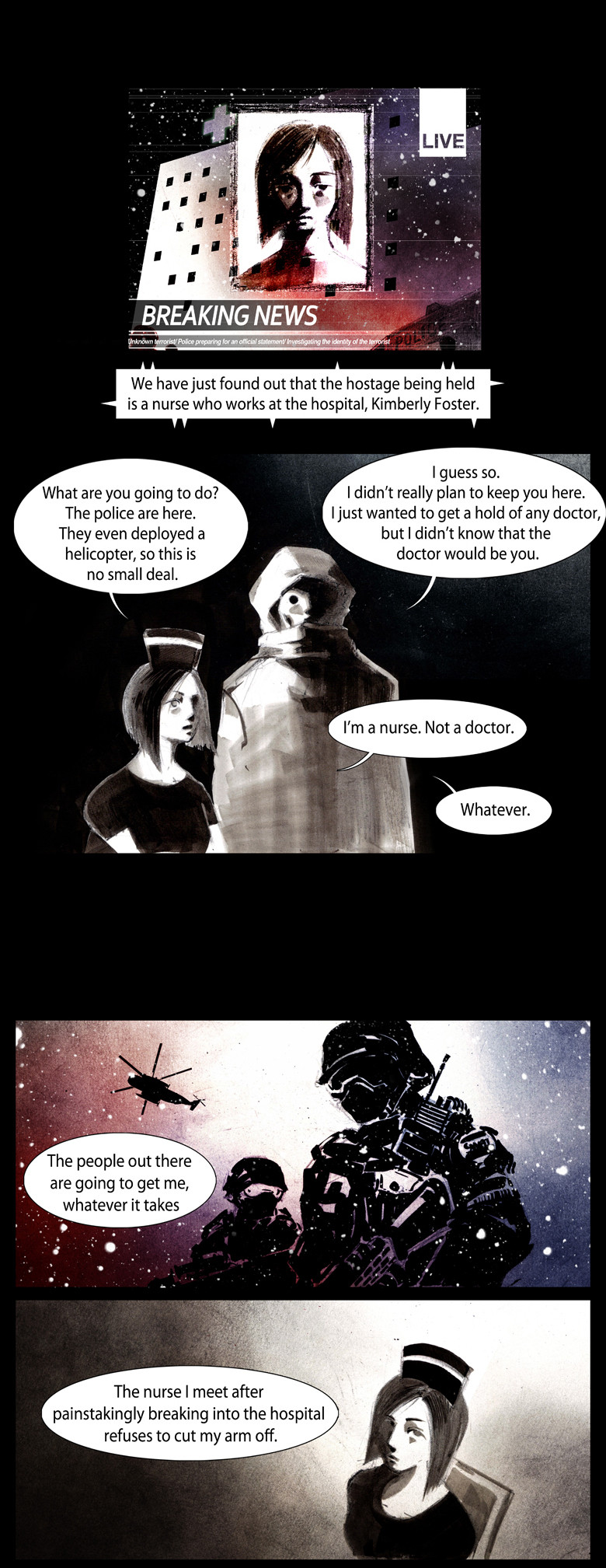 Homesick Chapter 6 page 5 - Chapter 6: Monster