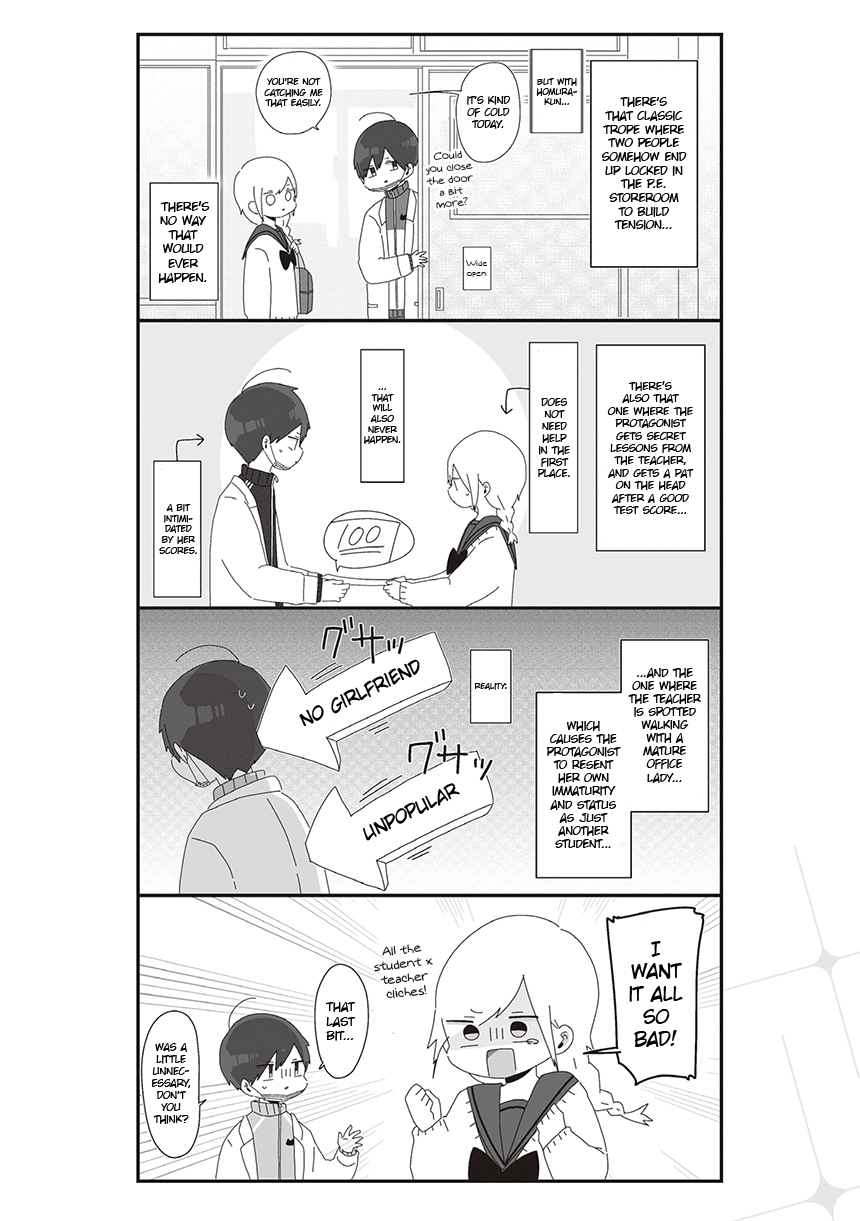 Homura Sensei is probably unpopular Chapter 23 page 2 - Chapter 23: What I Like About Homura Sensei