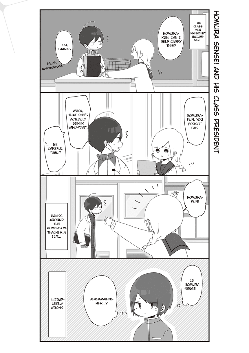 Homura Sensei is probably unpopular Chapter 26 page 1 - Chapter 26: Homura Sensei and His Class President