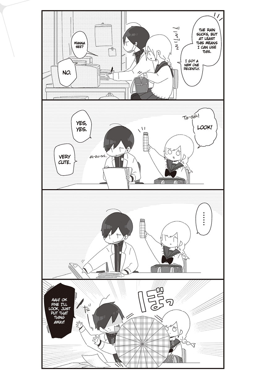 Homura Sensei is probably unpopular Chapter 29 page 3 - Chapter 29: Homura Sensei and Rainy Days