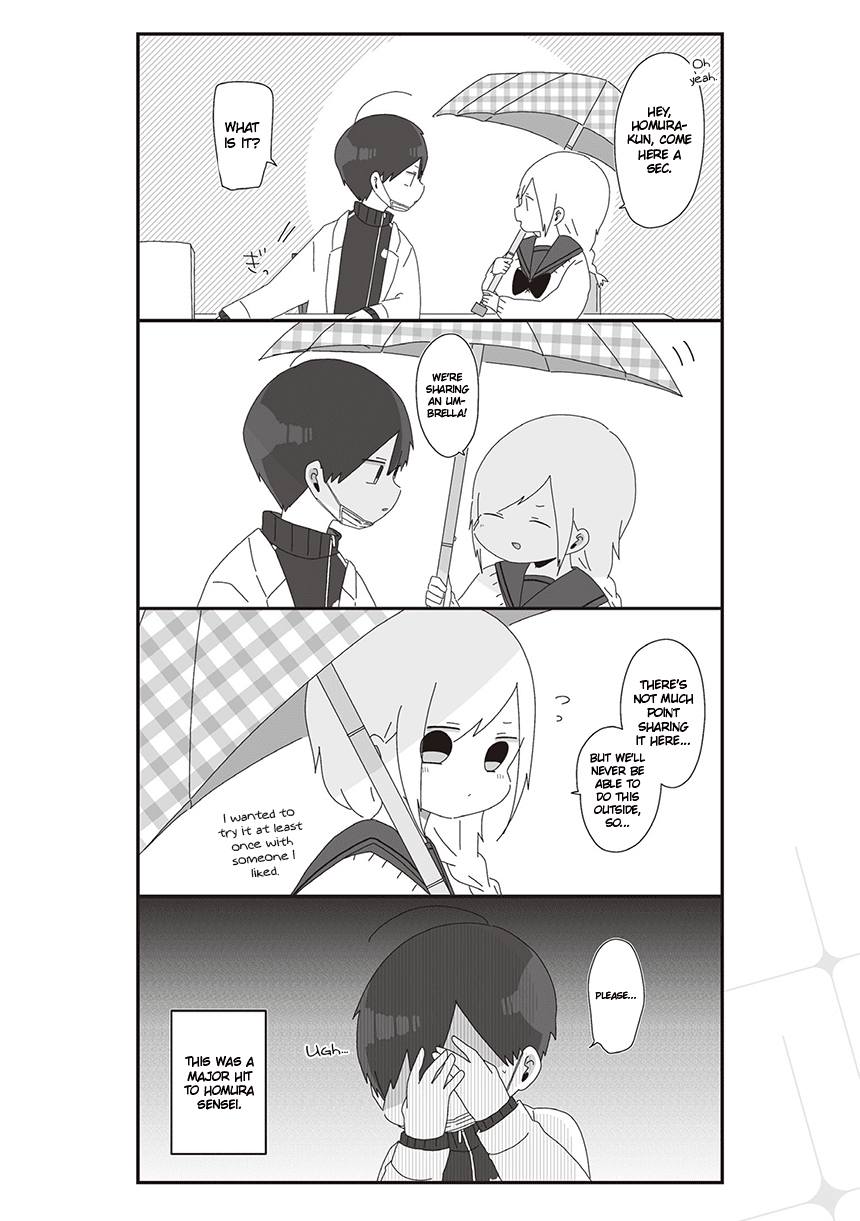 Homura Sensei is probably unpopular Chapter 29 page 4 - Chapter 29: Homura Sensei and Rainy Days