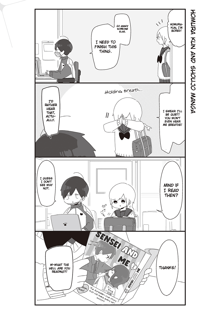 Homura Sensei is probably unpopular Chapter 31 page 1 - Chapter 31: Homura Sensei and Shoujo Manga