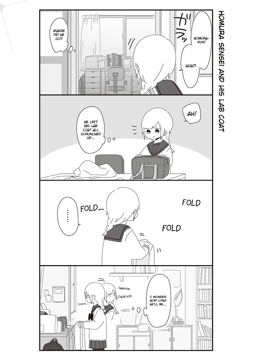 Homura Sensei is probably unpopular Chapter 33 page 1 - Chapter 33: Homura Sensei and His Lab Coat