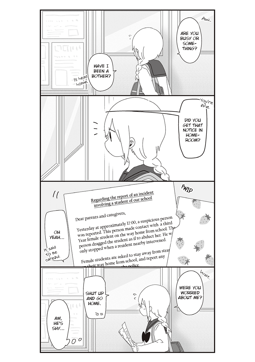 Homura Sensei is probably unpopular Chapter 41 page 4 - Chapter 41: Homura Sensei and the Road Home