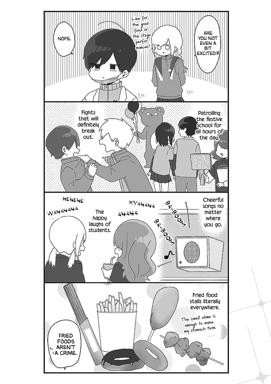 Homura Sensei is probably unpopular Chapter 50 page 2 - Chapter 50: Homura-sensei and the Day Before the Cultural Festival
