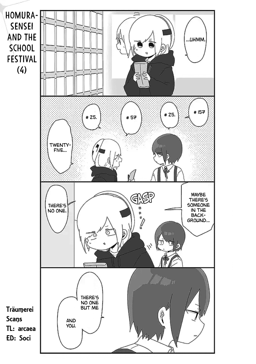 Homura Sensei is probably unpopular Chapter 54 page 1 - Chapter 54: Homura-sensei and the School Festival (4)