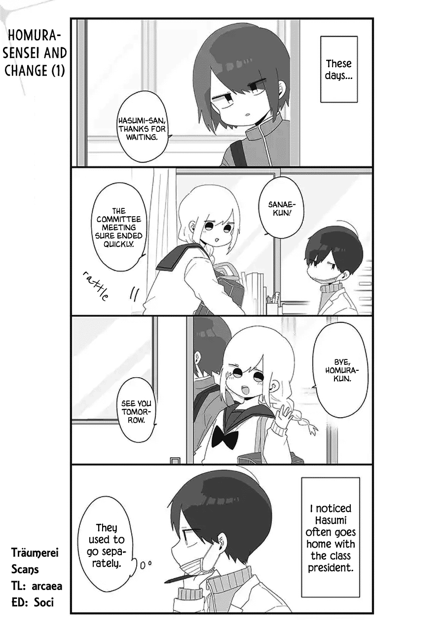 Homura Sensei is probably unpopular Chapter 60 page 1 - Chapter 60: Homura-sensei and Change (1)