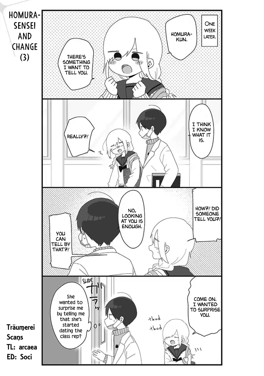 Homura Sensei is probably unpopular Chapter 62 page 1 - Chapter 62: Homura-sensei and Change (3)