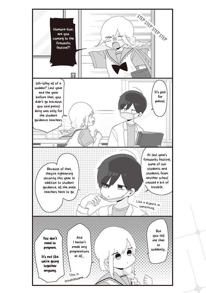 Homura Sensei is probably unpopular Chapter 63 page 2 - Chapter 63: Homura-sensei and the Fireworks Festival