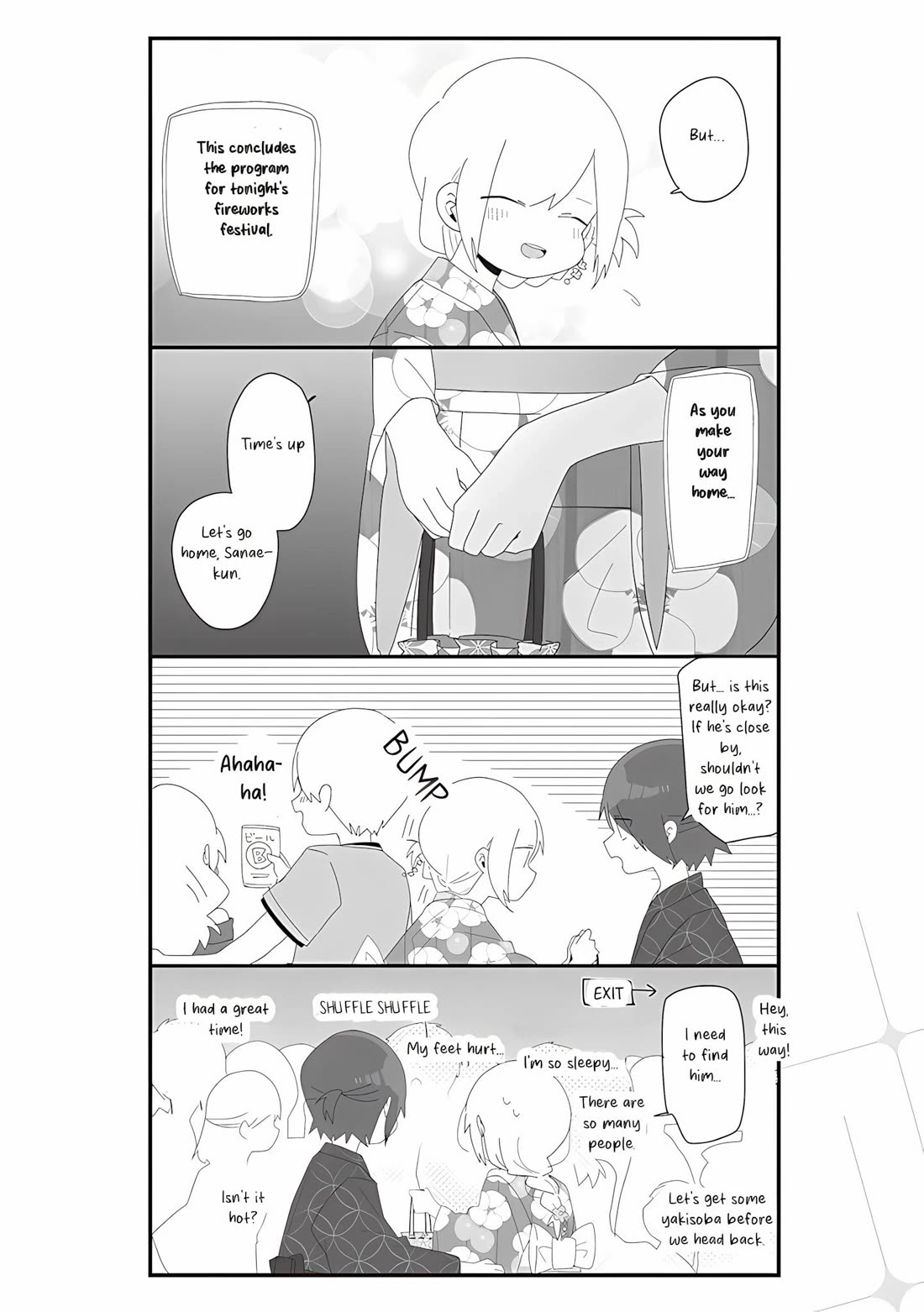 Homura Sensei is probably unpopular Chapter 64 page 14 - Chapter 64: Homura-sensei and the Fireworks Festival, Part 2