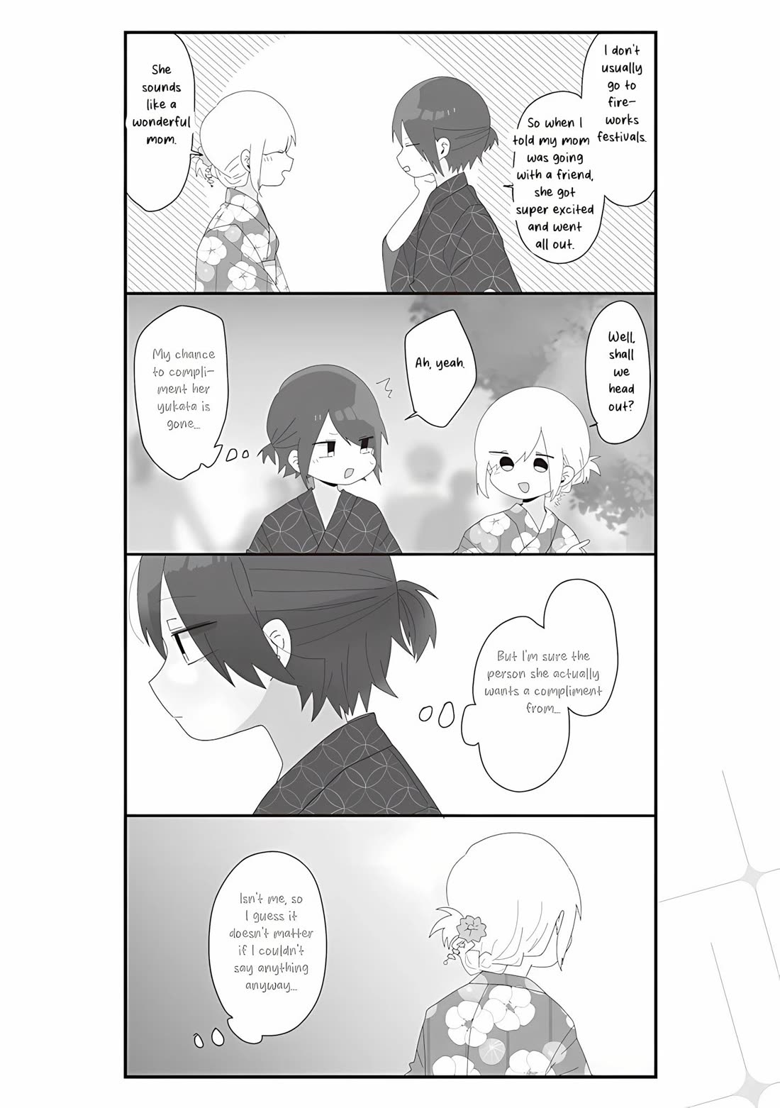 Homura Sensei is probably unpopular Chapter 64 page 2 - Chapter 64: Homura-sensei and the Fireworks Festival, Part 2