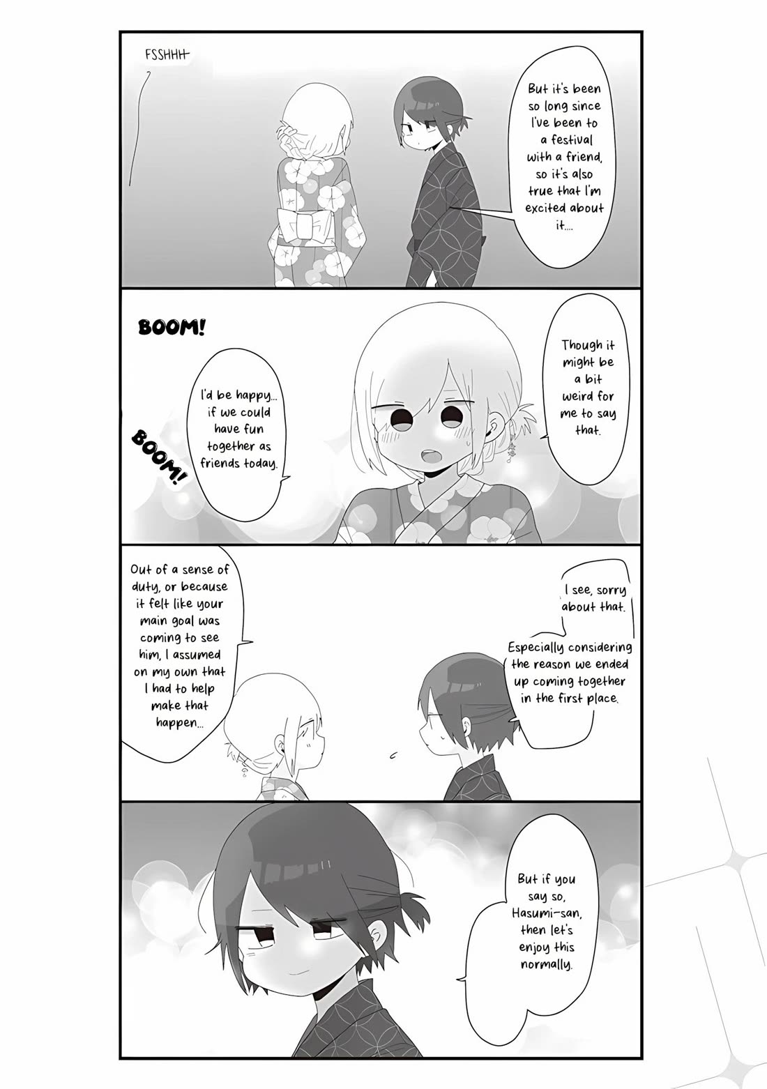 Homura Sensei is probably unpopular Chapter 64 page 6 - Chapter 64: Homura-sensei and the Fireworks Festival, Part 2