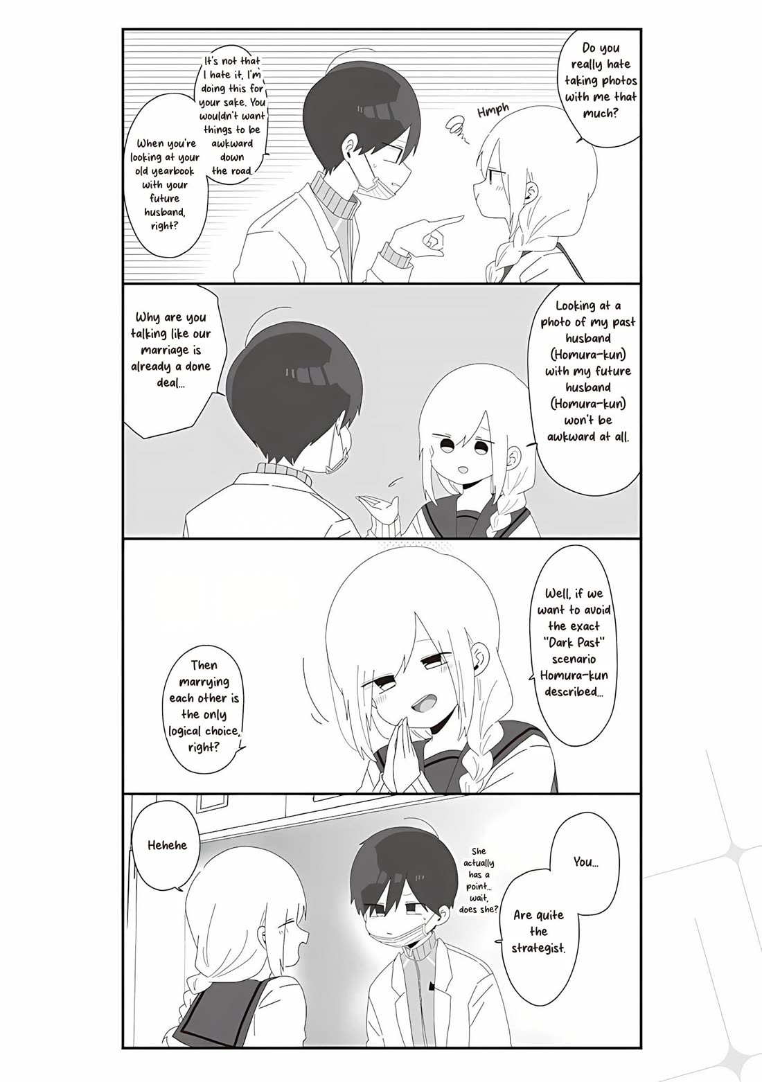 Homura Sensei is probably unpopular Chapter 68 page 4 - Chapter 68: Homura-sensei and Photos