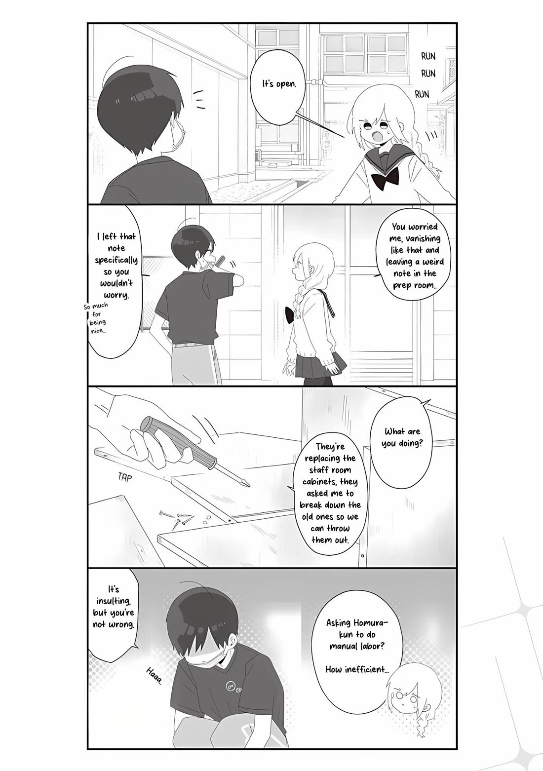Homura Sensei is probably unpopular Chapter 69 page 2 - Chapter 69: Homura-sensei and Sweat
