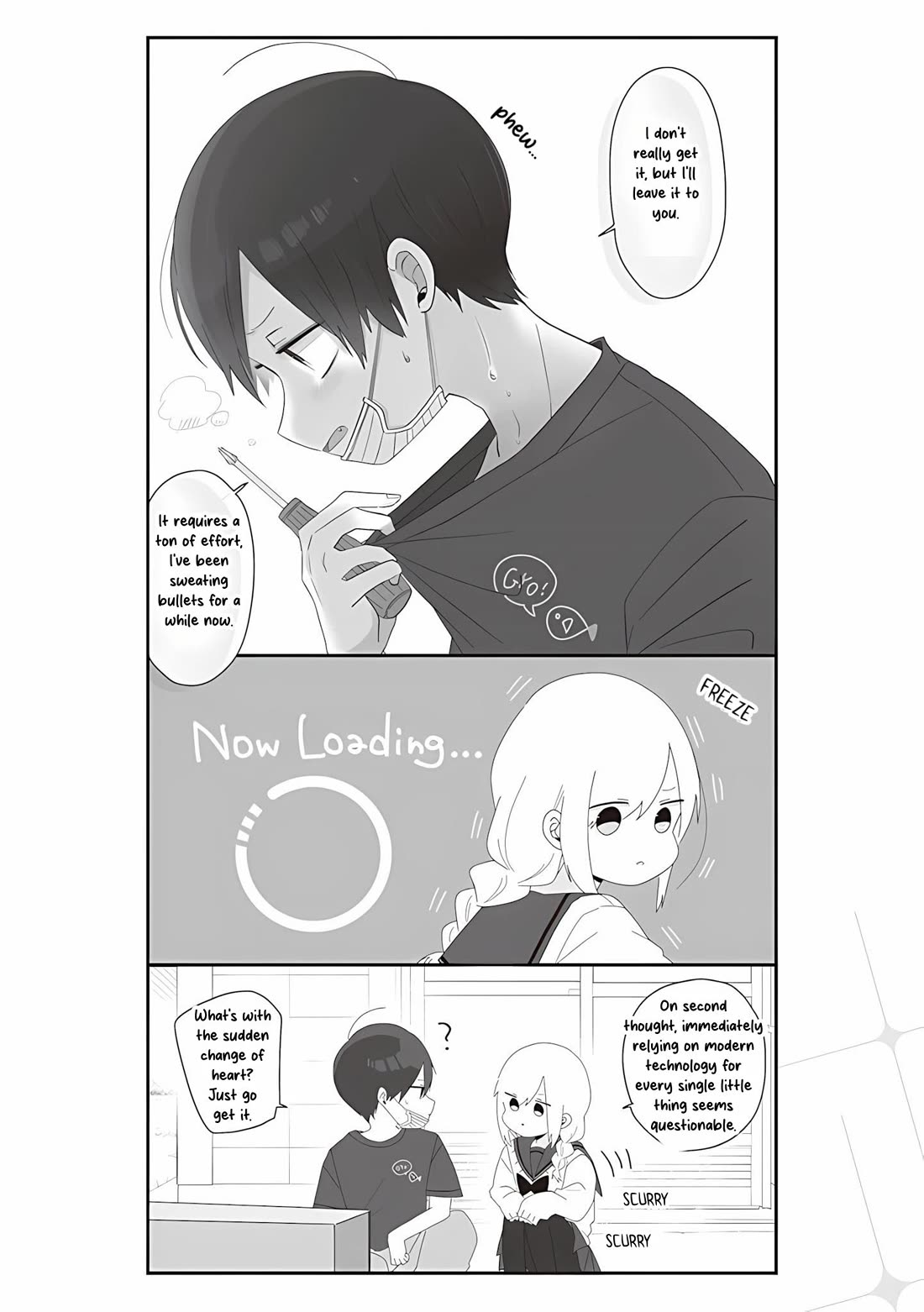Homura Sensei is probably unpopular Chapter 69 page 4 - Chapter 69: Homura-sensei and Sweat