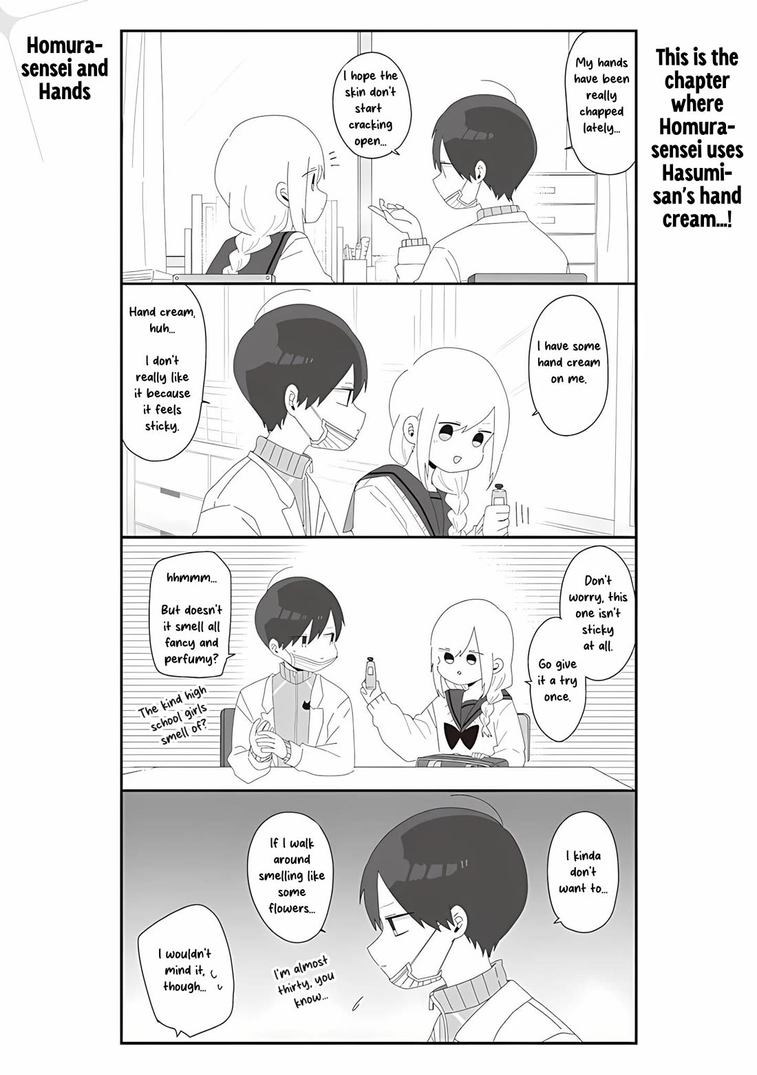 Homura Sensei is probably unpopular Chapter 71 page 1 - Chapter 71: Homura-sensei and Hands