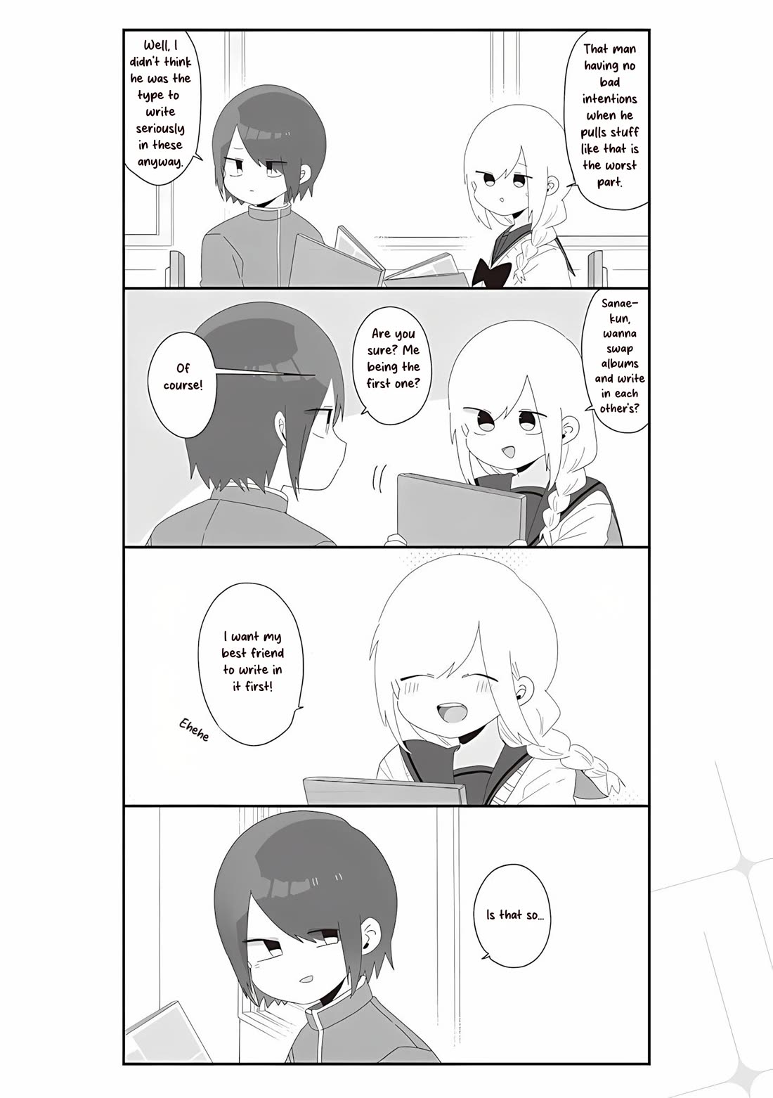 Homura Sensei is probably unpopular Chapter 72 page 2 - Chapter 72: Homura-sensei and the Graduation Album