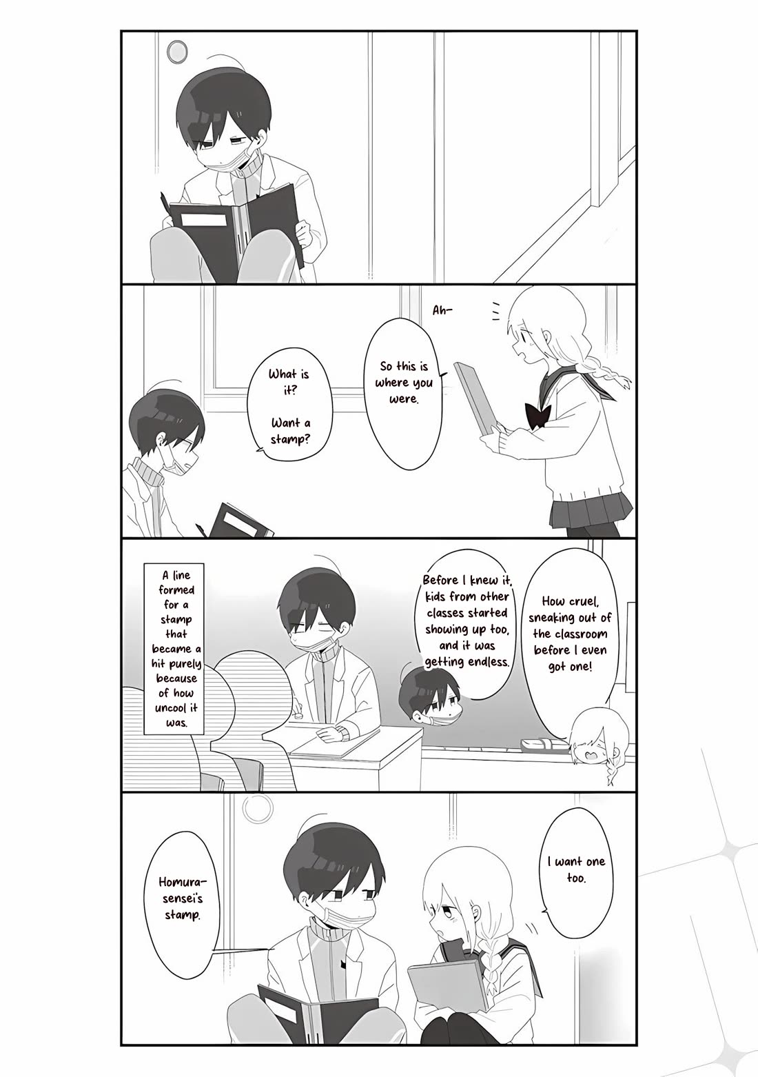 Homura Sensei is probably unpopular Chapter 72 page 6 - Chapter 72: Homura-sensei and the Graduation Album