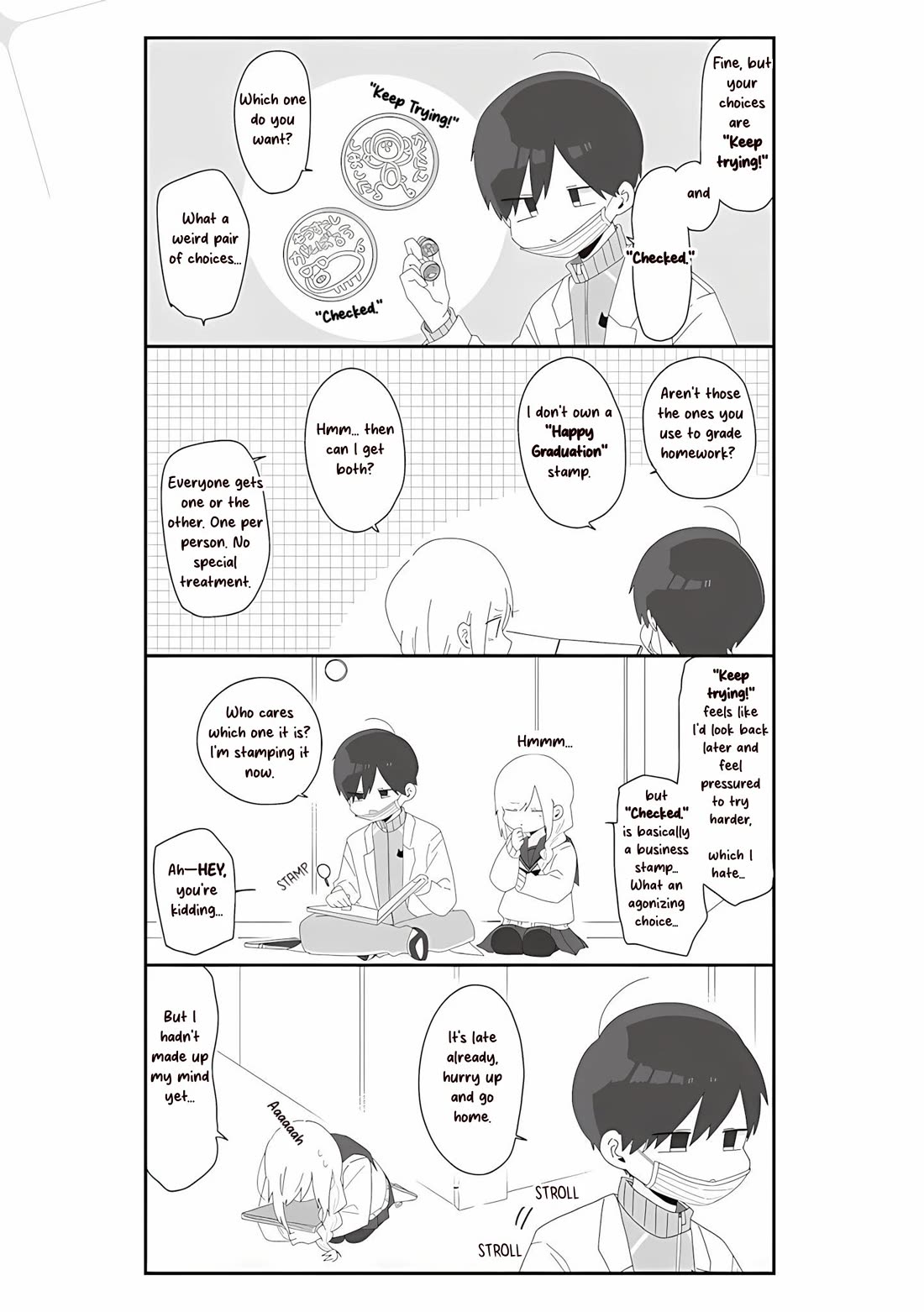 Homura Sensei is probably unpopular Chapter 72 page 7 - Chapter 72: Homura-sensei and the Graduation Album