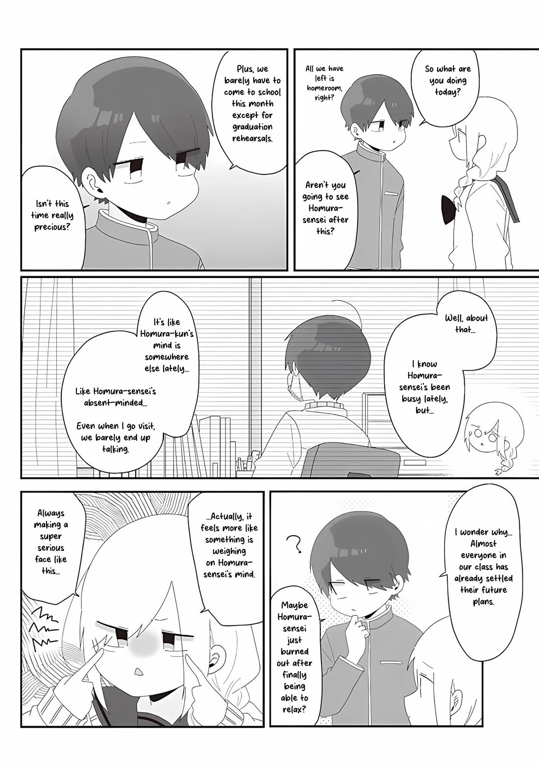 Homura Sensei is probably unpopular Chapter 73 page 4 - Chapter 73: Homura-sensei and Mutual Love