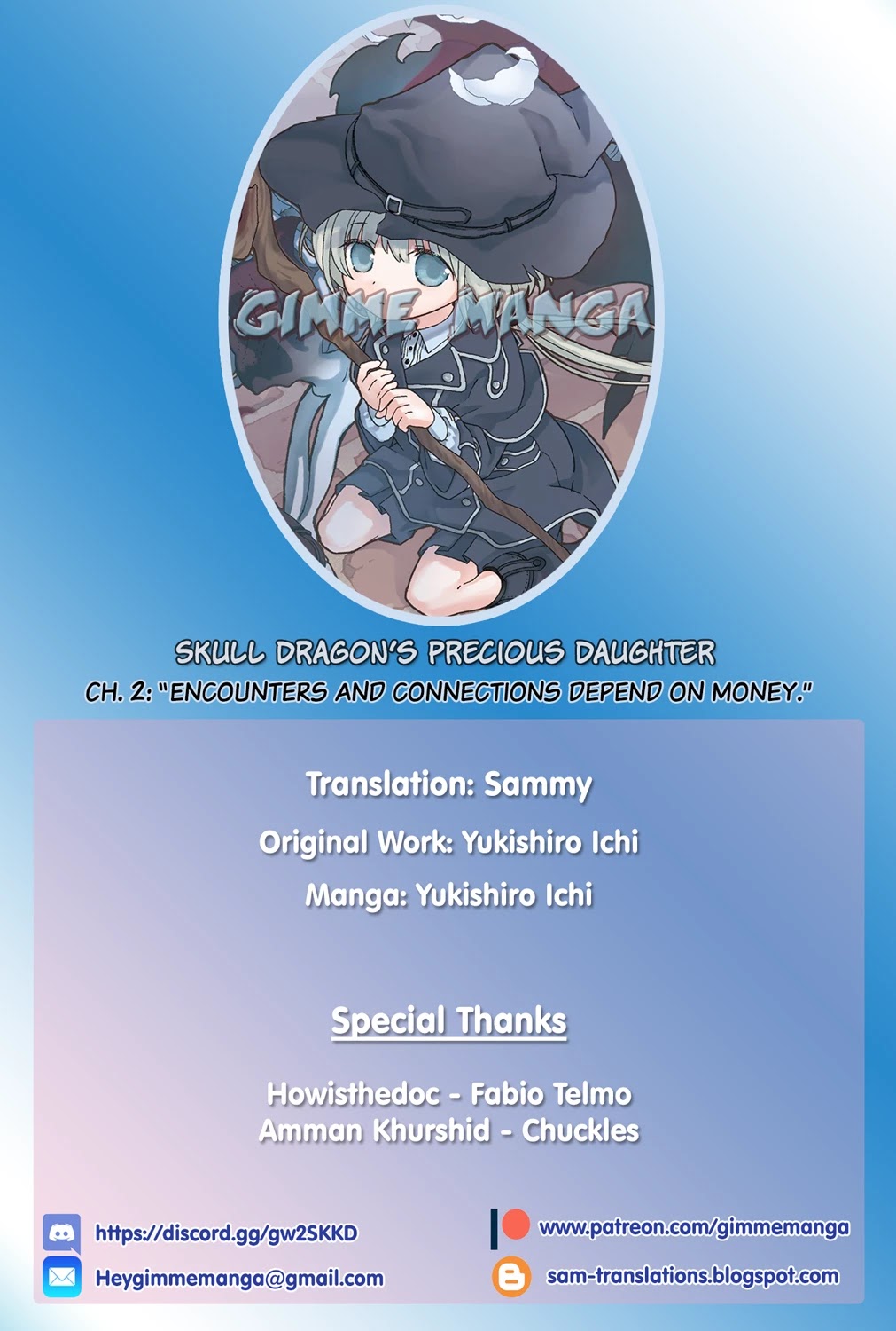 Hone Dragon no Mana Musume Chapter 2 page 1 - Chapter 2: Encounters and connections depend on money.