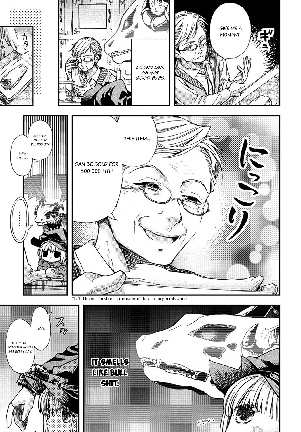 Hone Dragon no Mana Musume Chapter 2 page 10 - Chapter 2: Encounters and connections depend on money.