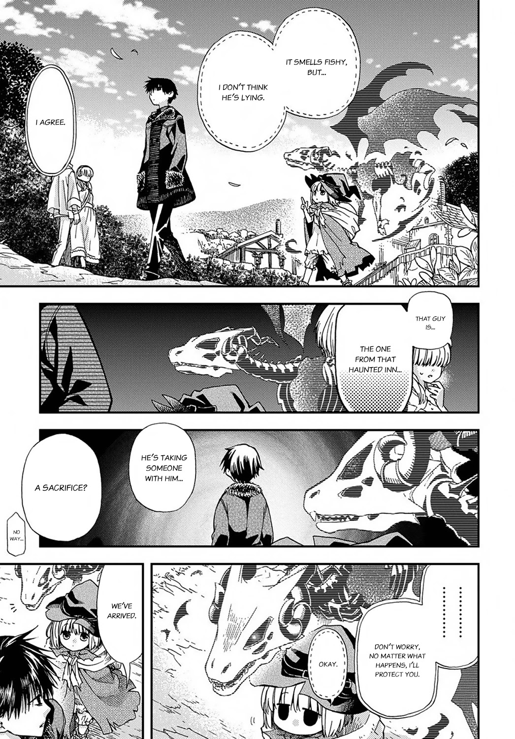 Hone Dragon no Mana Musume Chapter 2 page 14 - Chapter 2: Encounters and connections depend on money.