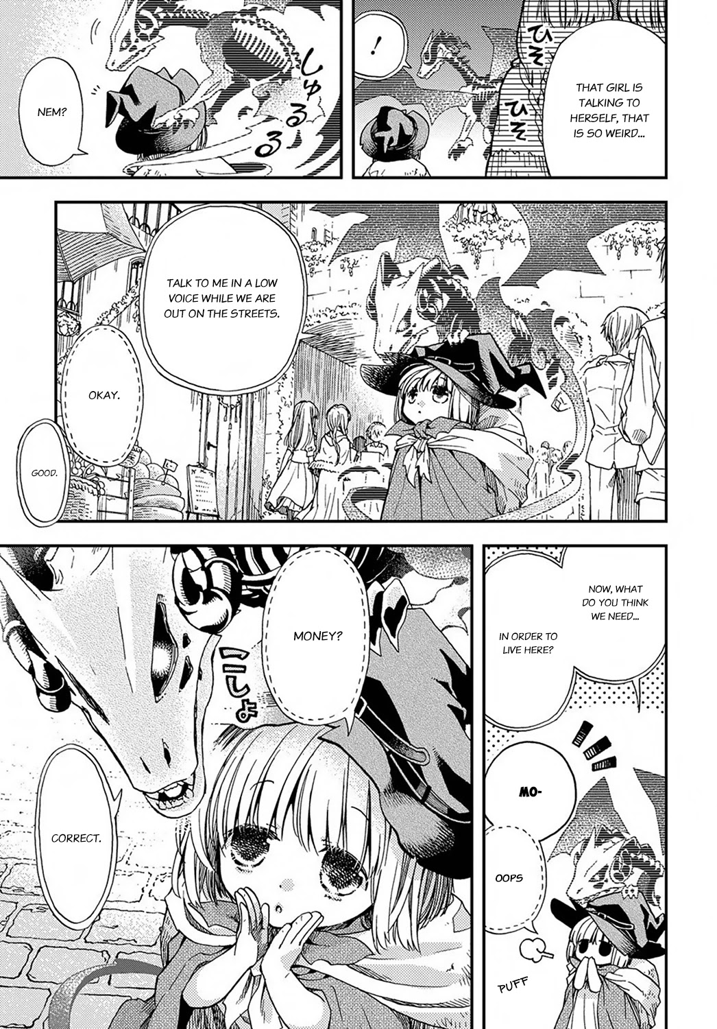 Hone Dragon no Mana Musume Chapter 2 page 8 - Chapter 2: Encounters and connections depend on money.