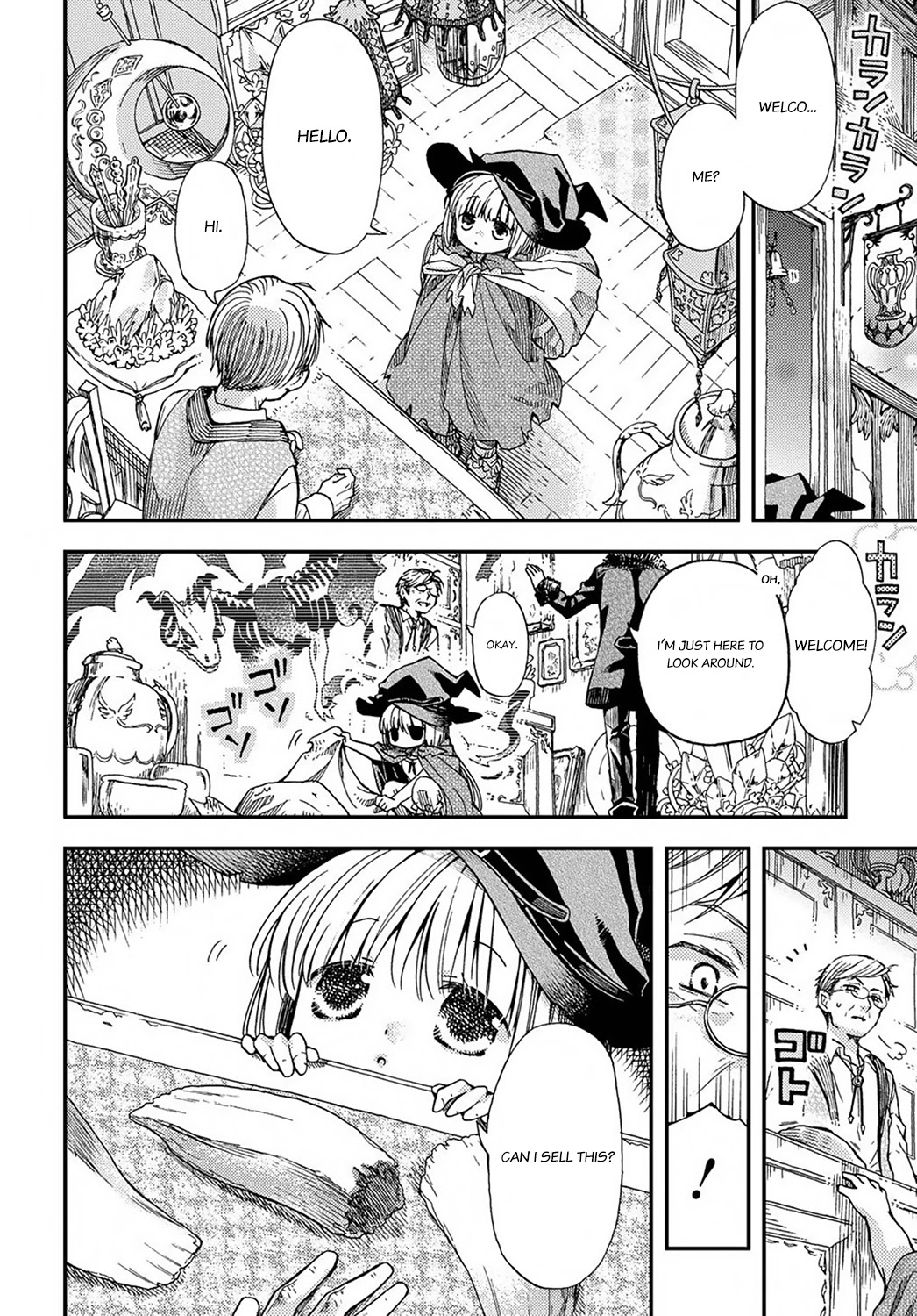 Hone Dragon no Mana Musume Chapter 2 page 9 - Chapter 2: Encounters and connections depend on money.